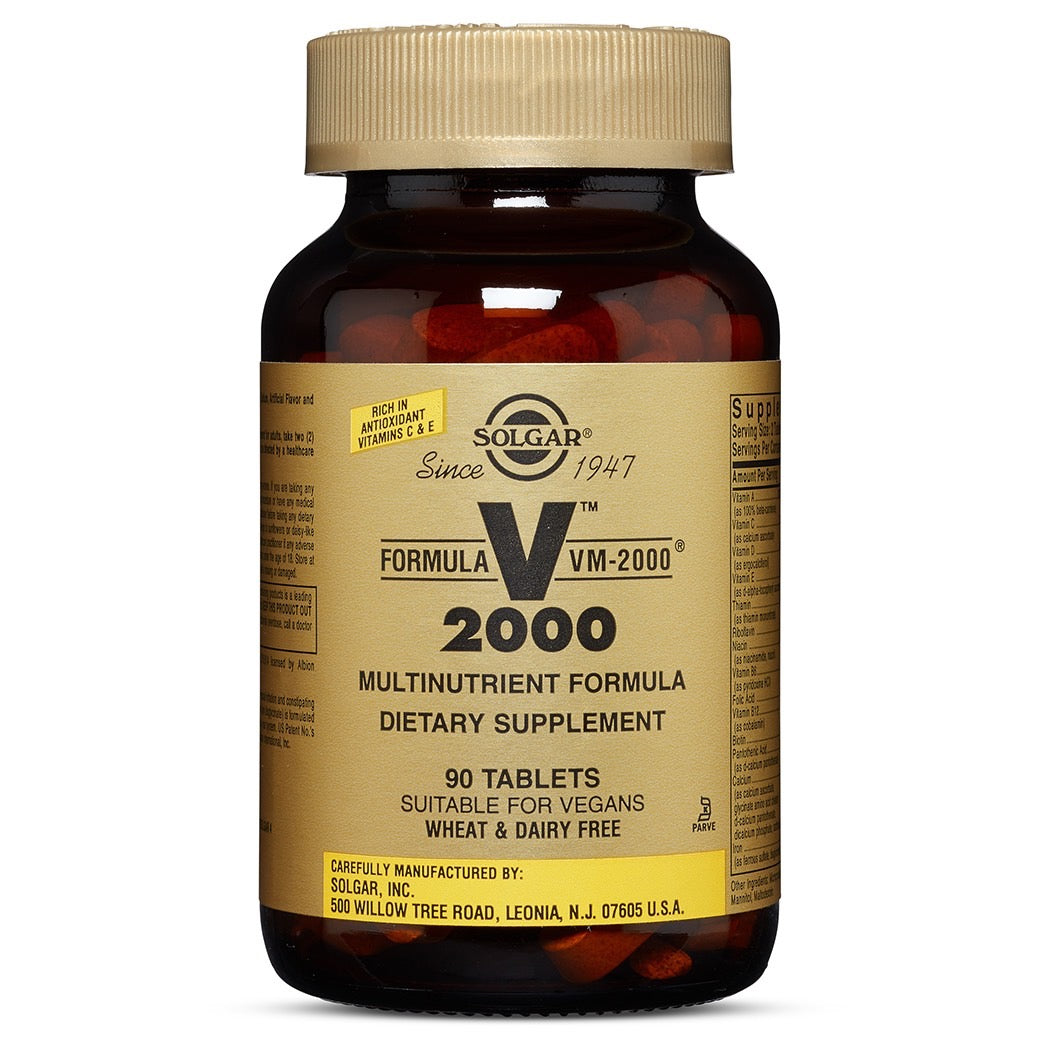 Solgar, Vm-2000, 90 Tablets UPC 033984011885 | HiLife Vitamins