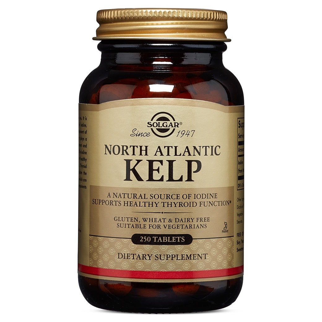 Solgar, Kelp, 250 Tablets UPC 033984015005 | HiLife Vitamins
