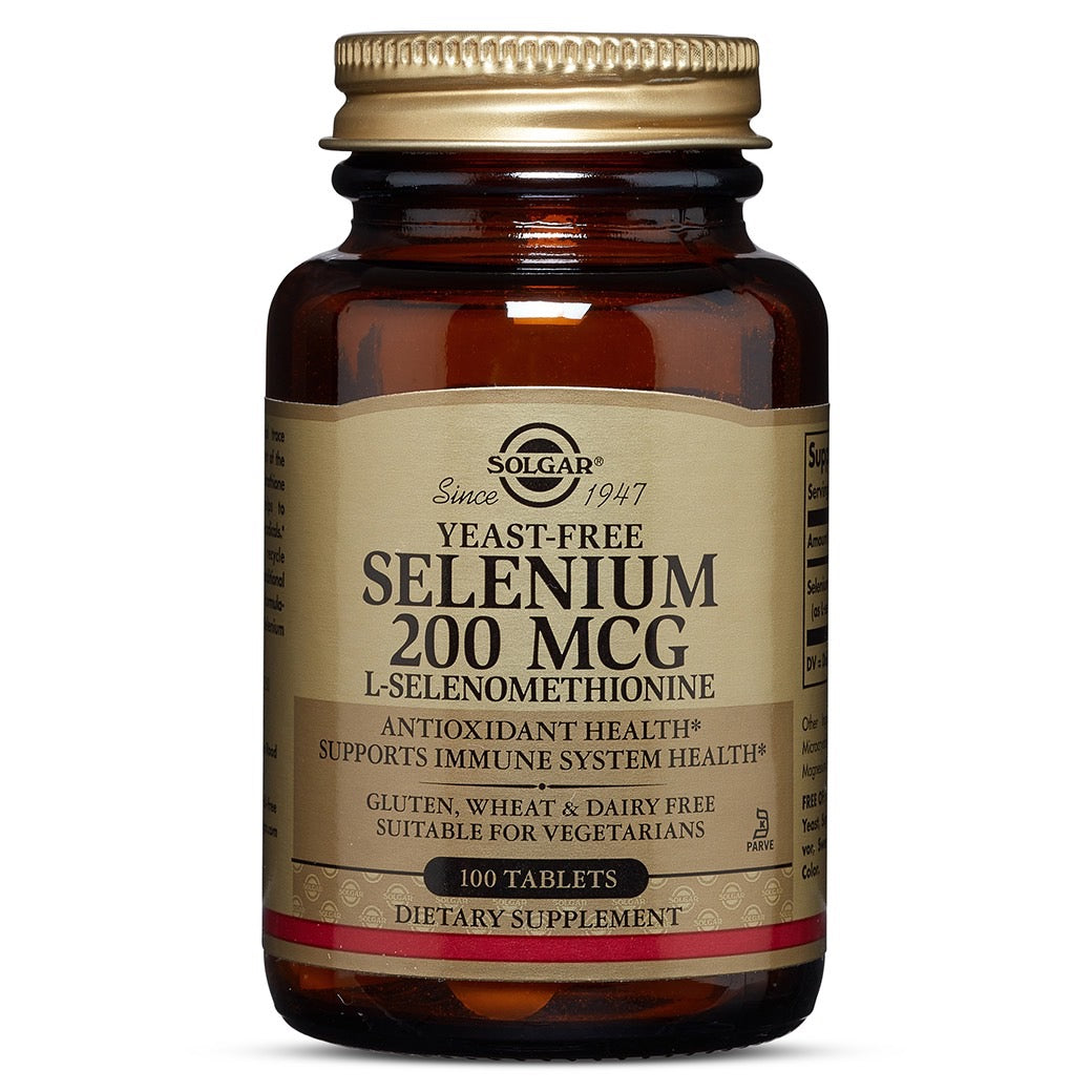 Solgar, Selenium Yeast-Free 200 mcg, 100 Tablets UPC 033984025578 | HiLife Vitamins