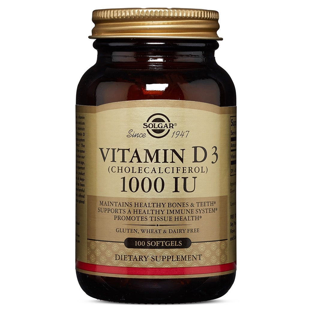 Solgar, Vitamin D3 1000 IU, 100 Softgels UPC 033984033405 | HiLife Vitamins
