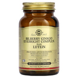 Solgar, Bilberry Ginkgo Eyebright+Lutein, 60 Vegetable Capsules - 033984003163 | Hilife Vitamins