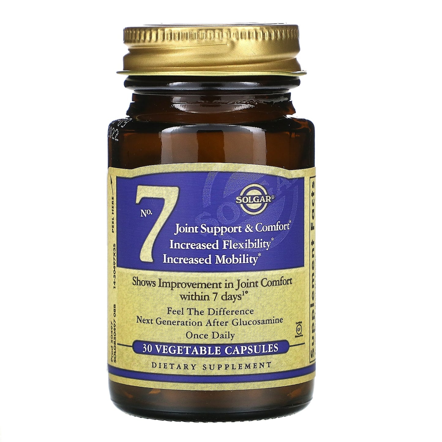 Solgar, No. 7, 30 Vegetable Capsules UPC 033984504974 | HiLife Vitamins