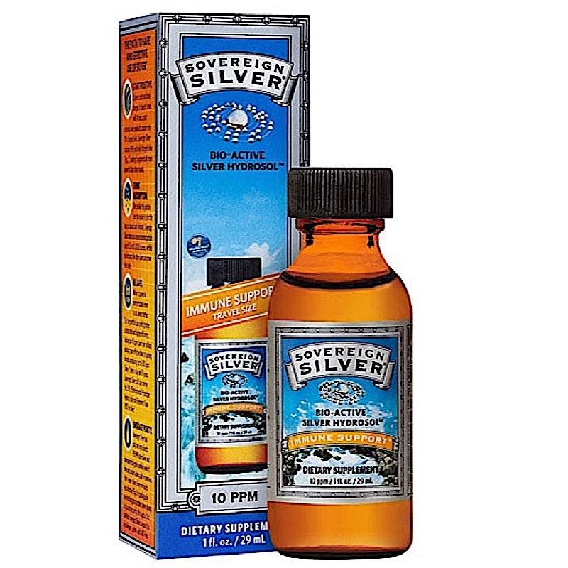 Sovereign Silver, Bio-Active Silver Hydrosol Immune Support, 1 Oz UPC 684088232302 | HiLife Vitamins