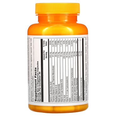 Thompson, Stress Complex, 90 Capsules UPC 031315191411 | HiLife Vitamins