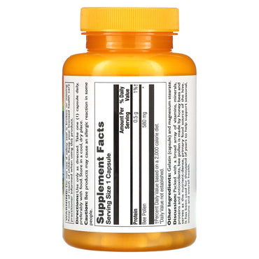 Thompson, Bee Pollen 580mg, 100 Capsules UPC 031315191626 | HiLife Vitamins
