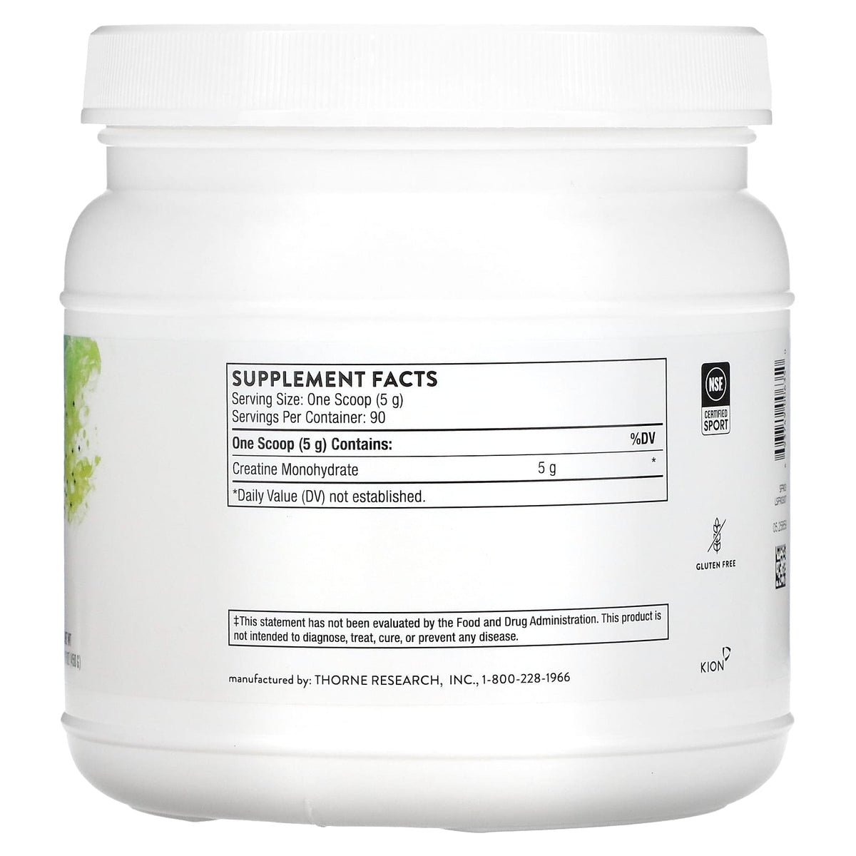 Thorne Research, Creatine (462 g)