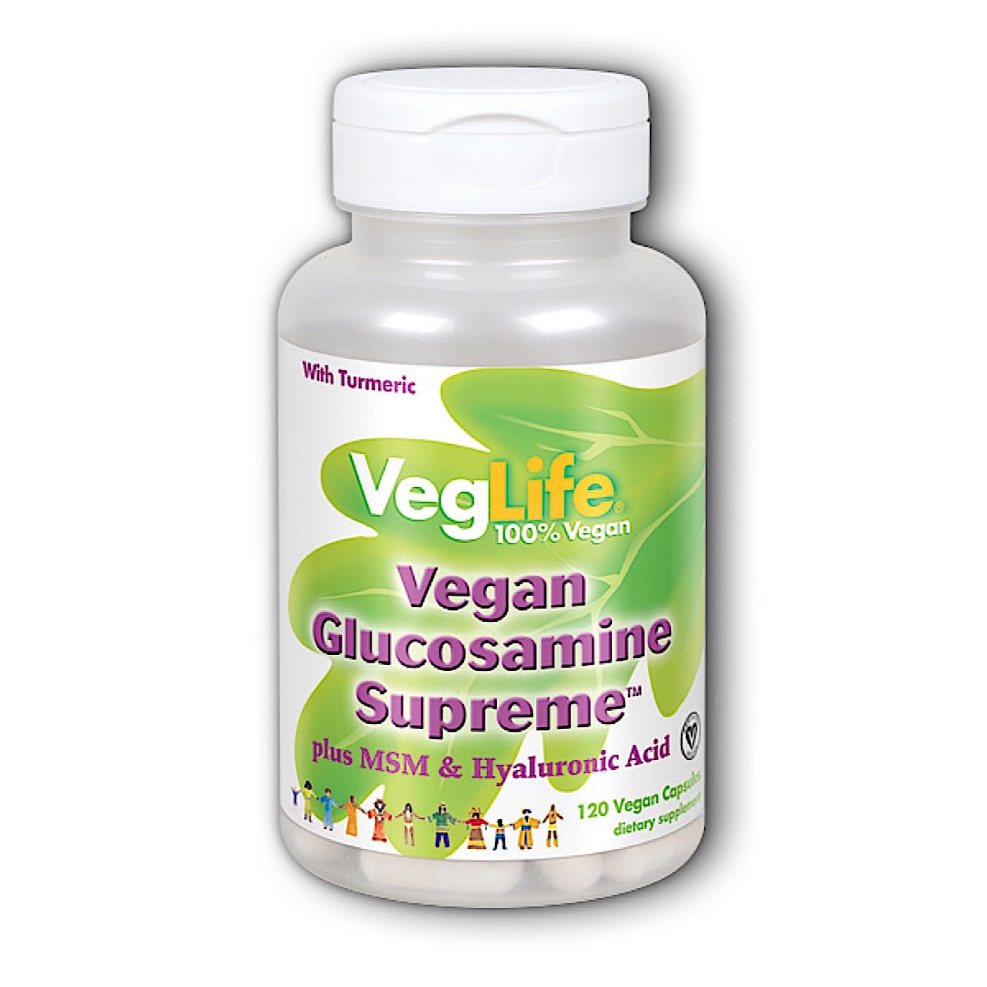 Veglife, Vegan Glucosamine Supreme™, 120 Vegan Capsules UPC 076280468267 | HiLife Vitamins