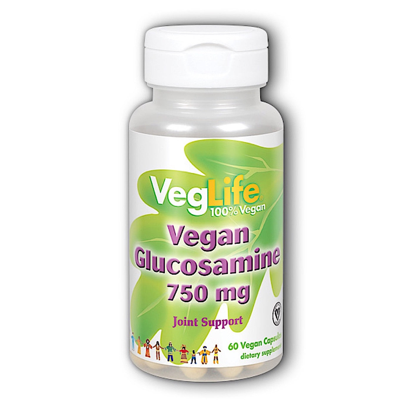 Veglife, Vegan Glucosamine, 60 Vegan Capsules UPC 076280799125 | HiLife Vitamins
