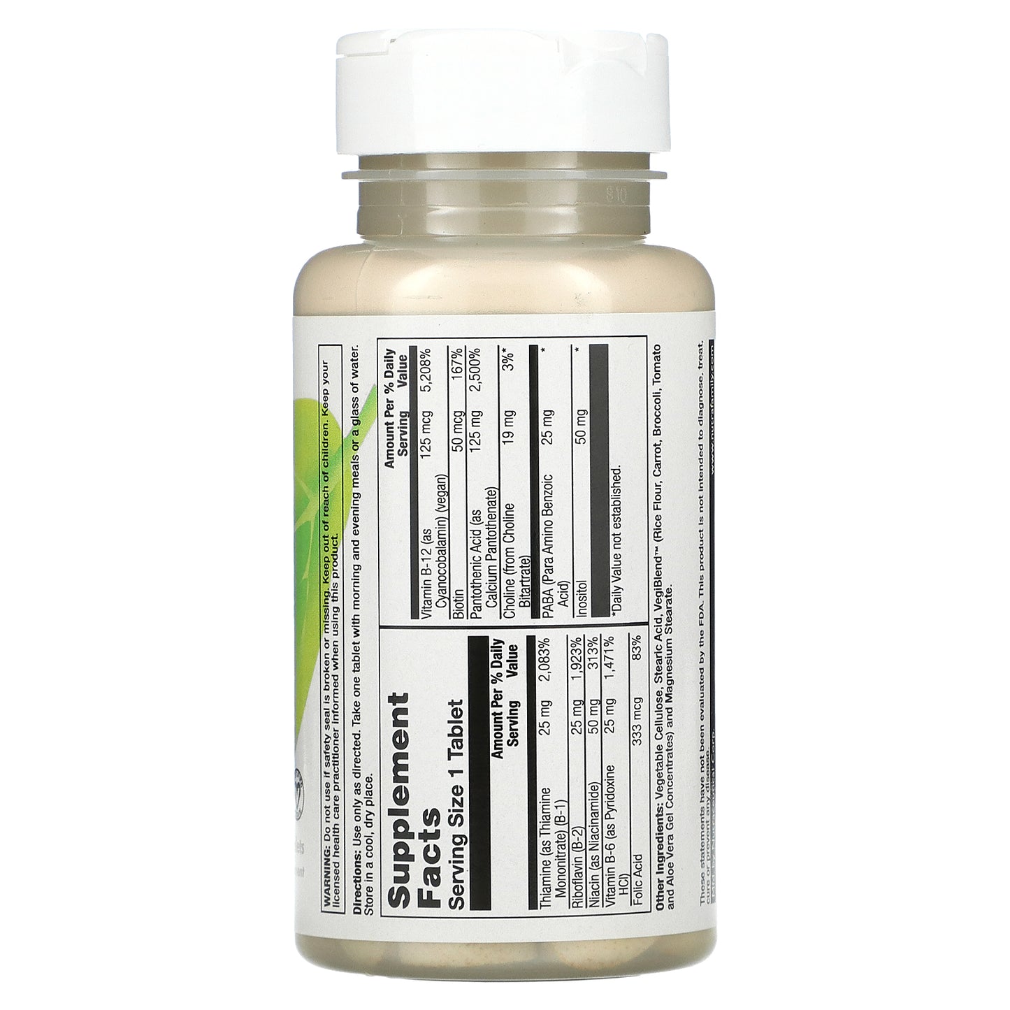 Veglife, VegLife, Vegan B-Complex, 100 Tablets UPC 076280742510 | HiLife Vitamins