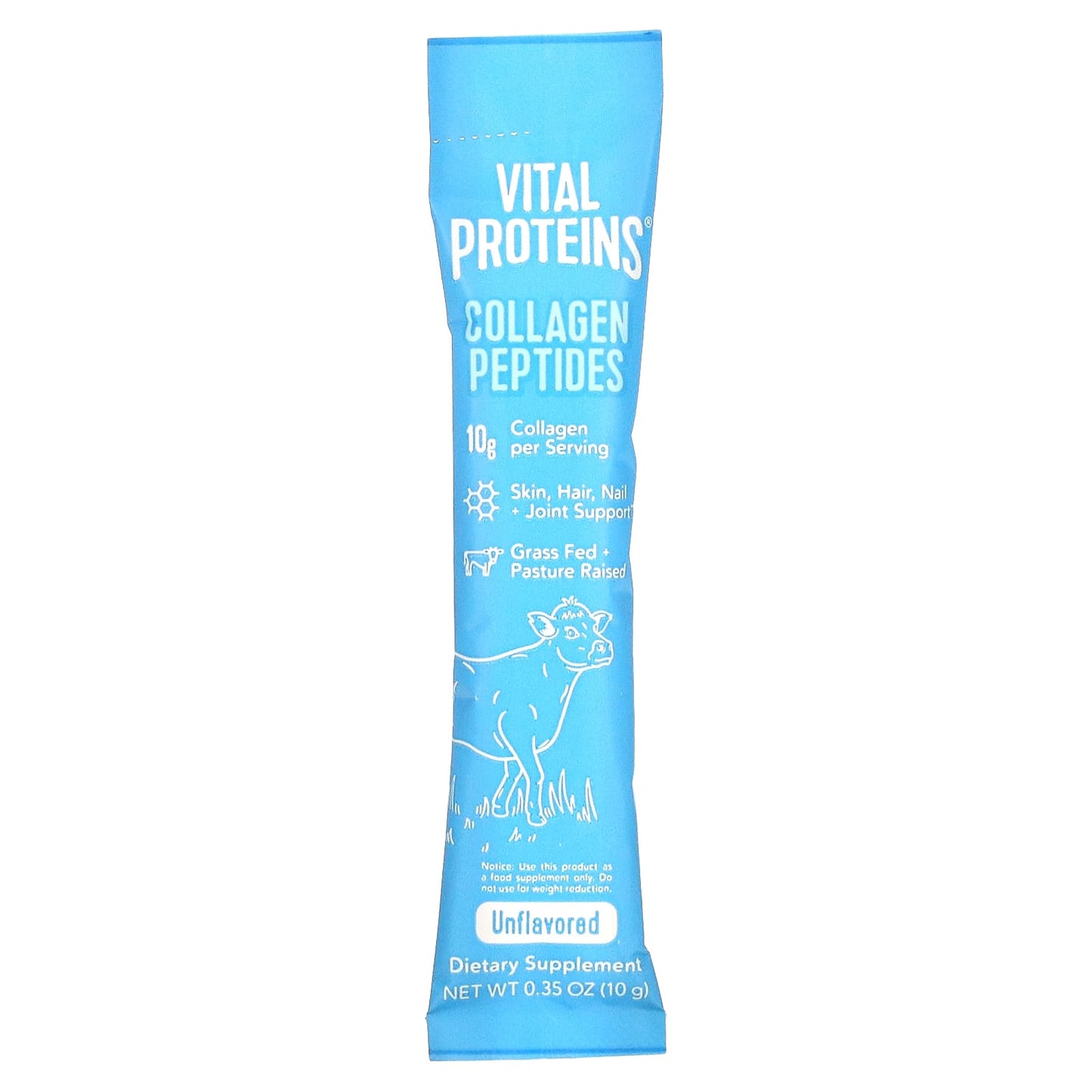 Vital Proteins, Collagen Peptides Stick Pack Box, 20 pks UPC 850232005393 | HiLife Vitamins