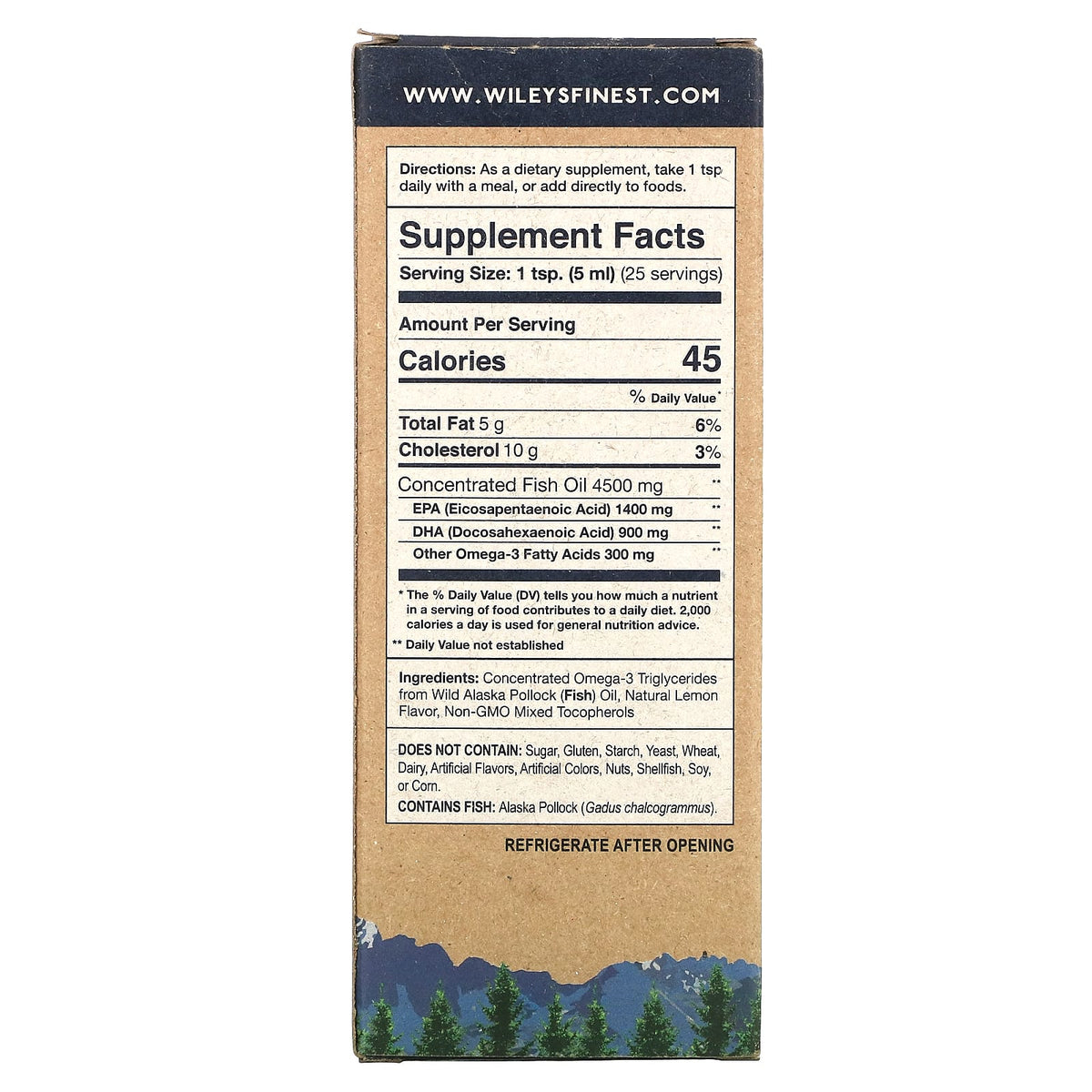 Omega-3 Fish Oil from Wild Alaska Pollock