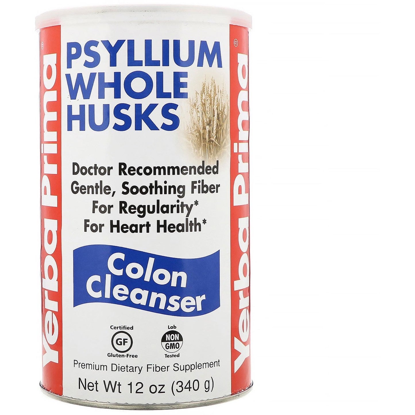 Yerba Prima, Psyllium Husks Whole, 12 Oz UPC 046352001050 | HiLife Vitamins