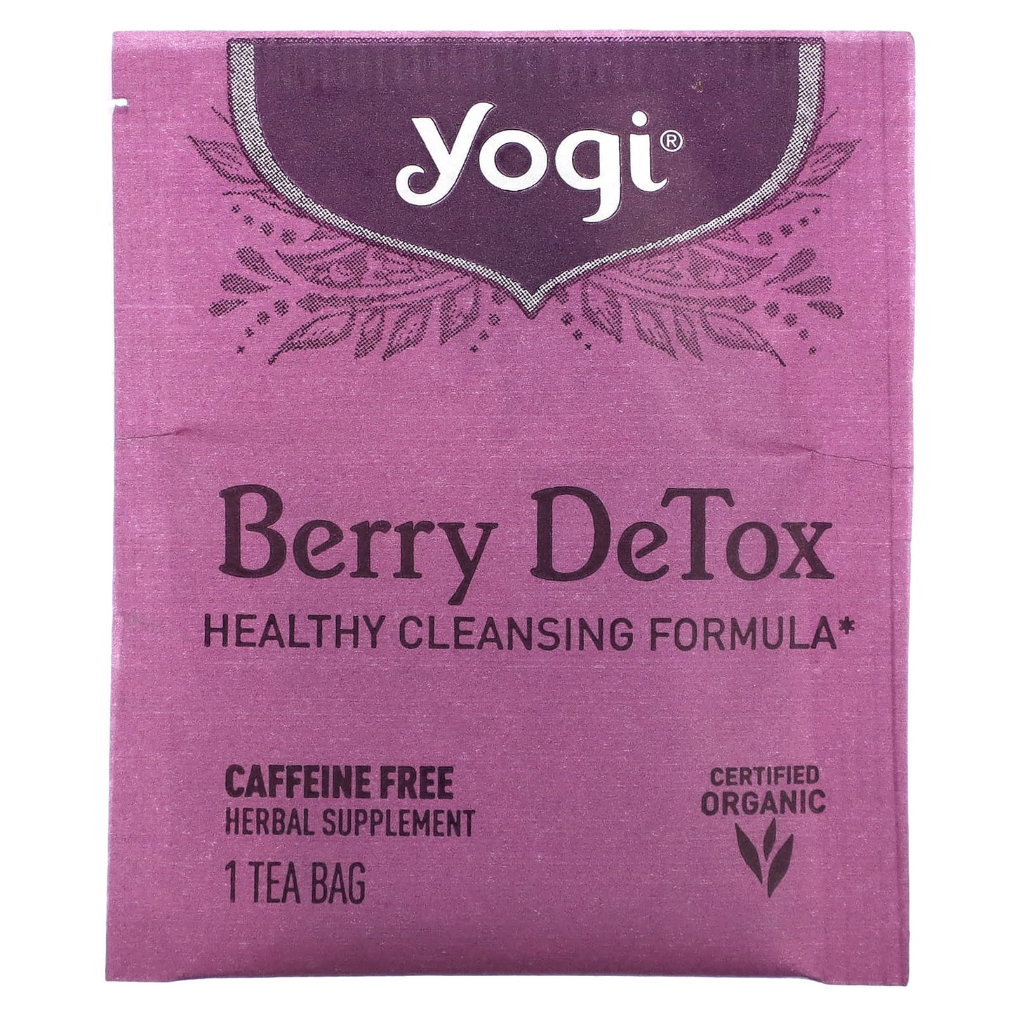 Yogi Tea Company, Berry Detox Tea, 16 UPC 076950450677 | HiLife Vitamins