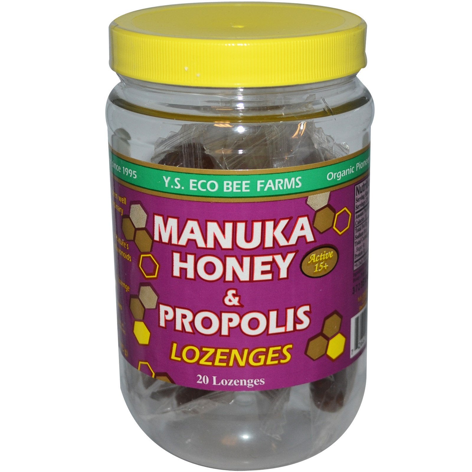 Ys Bee Farm, Manuka Honey & Propolis, 20 Lozenges UPC 726635909814 | HiLife Vitamins