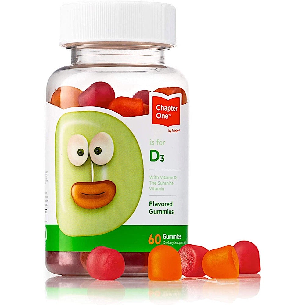 Zahler, chapter one d3 1000 iU, 60 Gummies UPC 848998041083 | HiLife Vitamins