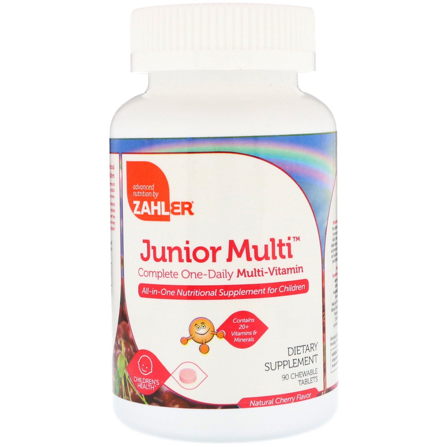 Zahler, Junior Multi, 90 Chewable Tablets UPC 848998080471 | HiLife Vitamins