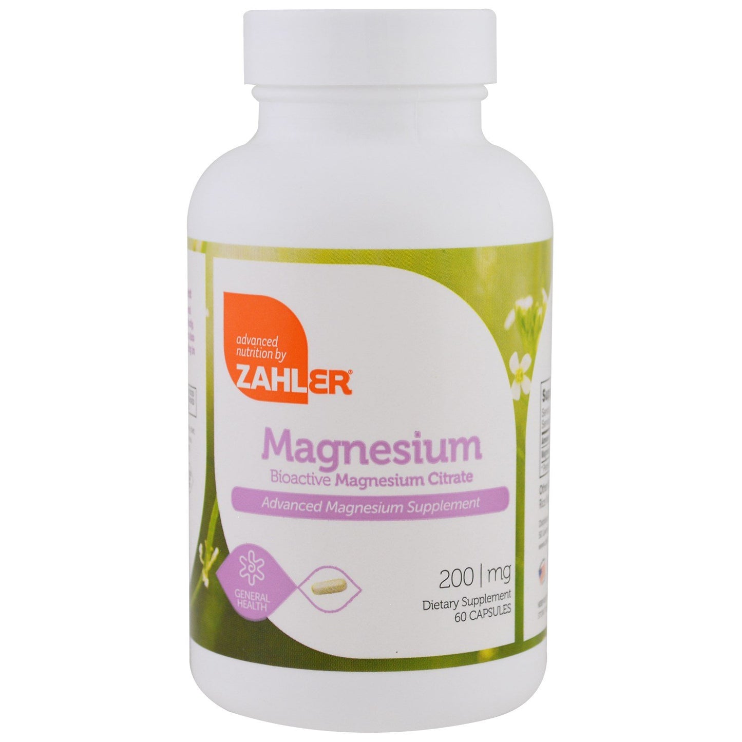 Zahler, Magnesium 200 mg, 60 Capsules UPC 848998081263 | HiLife Vitamins