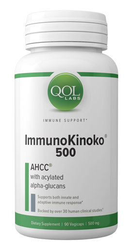 QOL Labs, ImmunoKinoko 500, 90 Capsules UPC 812259000119 | HiLife Vitamins