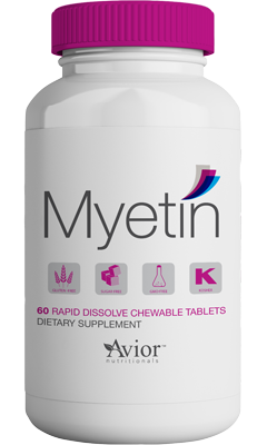 Avior, Myetin, 60 Chewable Tablets UPC 868021000306 | HiLife Vitamins