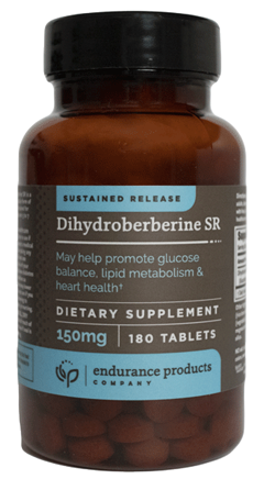 Endurance Products Company, Dihydroberberine SR 150 mg, 180 Tablets UPC 729135201181 | HiLife Vitamins