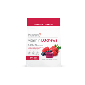 HumanN, Vitamin D3 Chew Mixed Berry, 30 Chews UPC 813188020414 | HiLife Vitamins