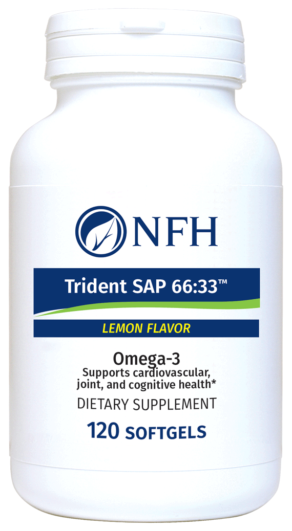 Trident SAP 66:33 Lemon 120 Softgels UPC 856711001542 | HiLife Vitamins
