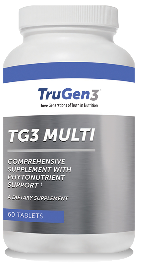 TruGen3, TG3 Multi, 60 Tablets UPC 765829544158 | HiLife Vitamins