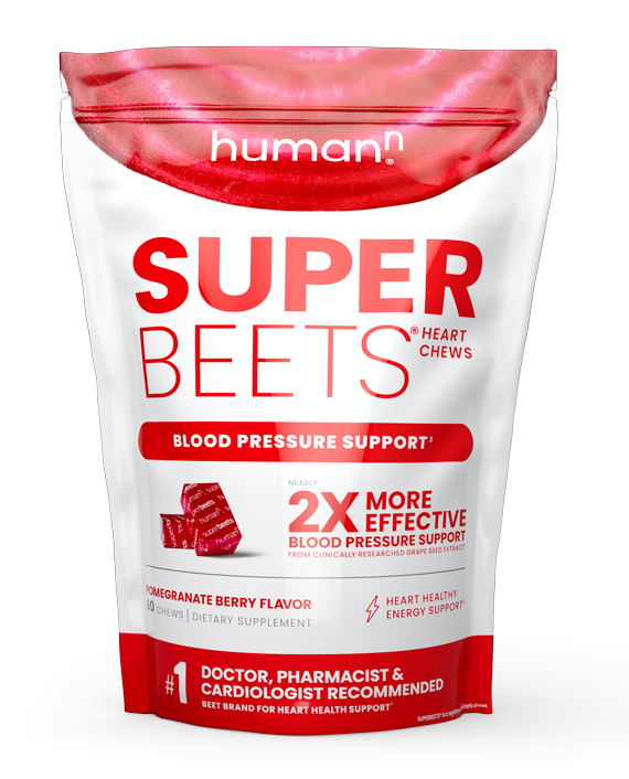 HumanN, SuperBeets Heart Chews, Pomegranate Berry, 60 Chews UPC 813188020780 | HiLife Vitamins