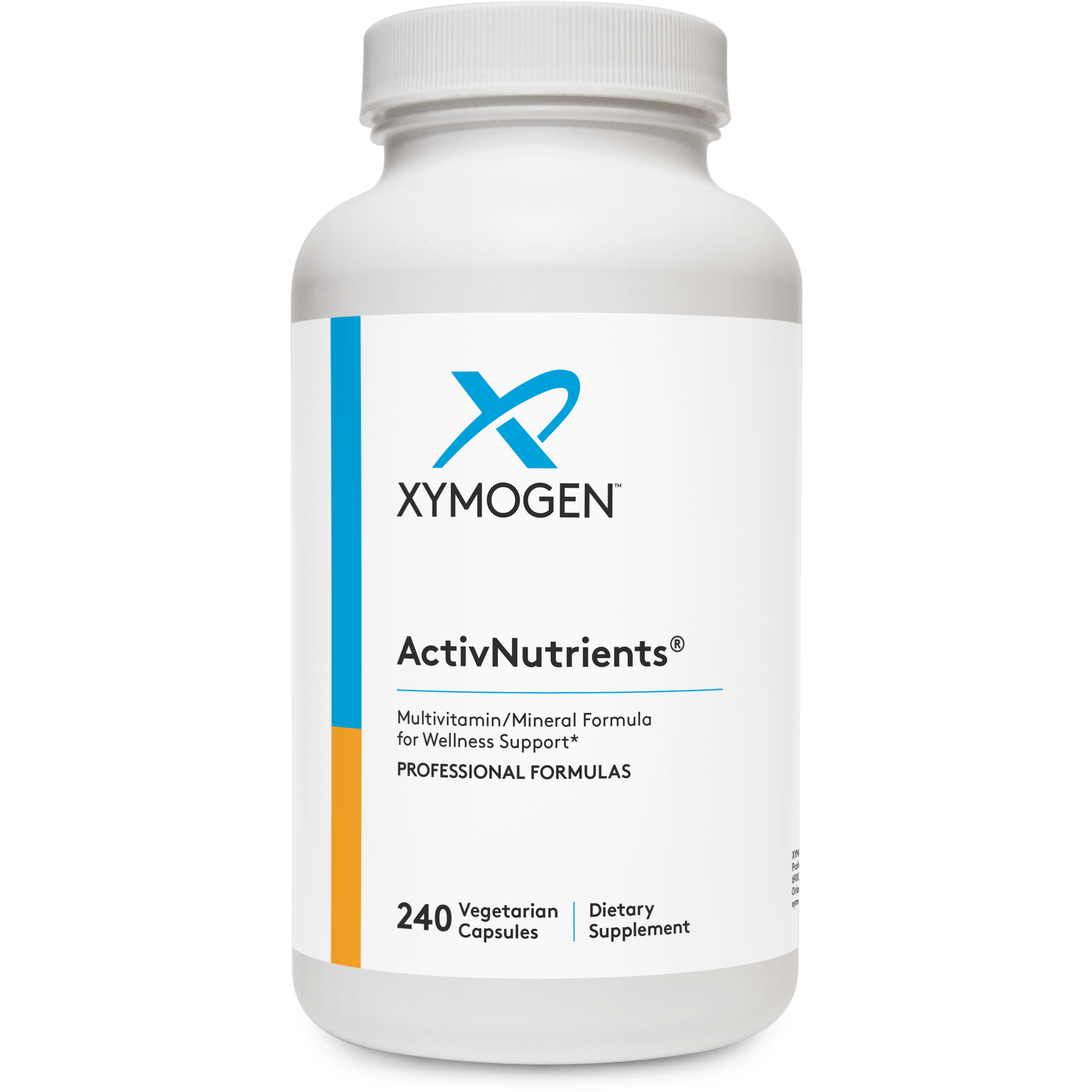 Xymogen, ActivNutrients®, 240 Capsules UPC 871149004460 | HiLife Vitamins