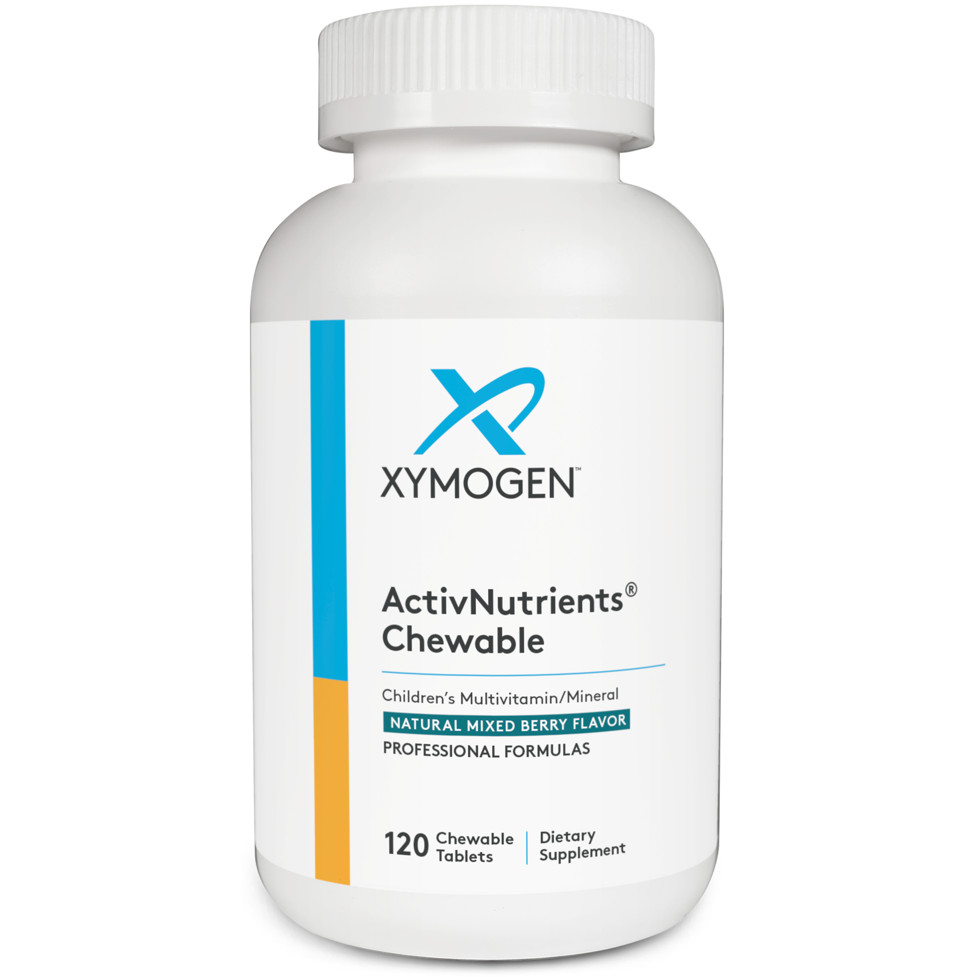 Xymogen, ActivNutrients® Chewable Mixed Berry 120 Tablets UPC 871149004712 | HiLife Vitamins