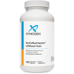 Xymogen, ActivNutrients® without Iron, 120 Capsules UPC 871149000349 | HiLife Vitamins
