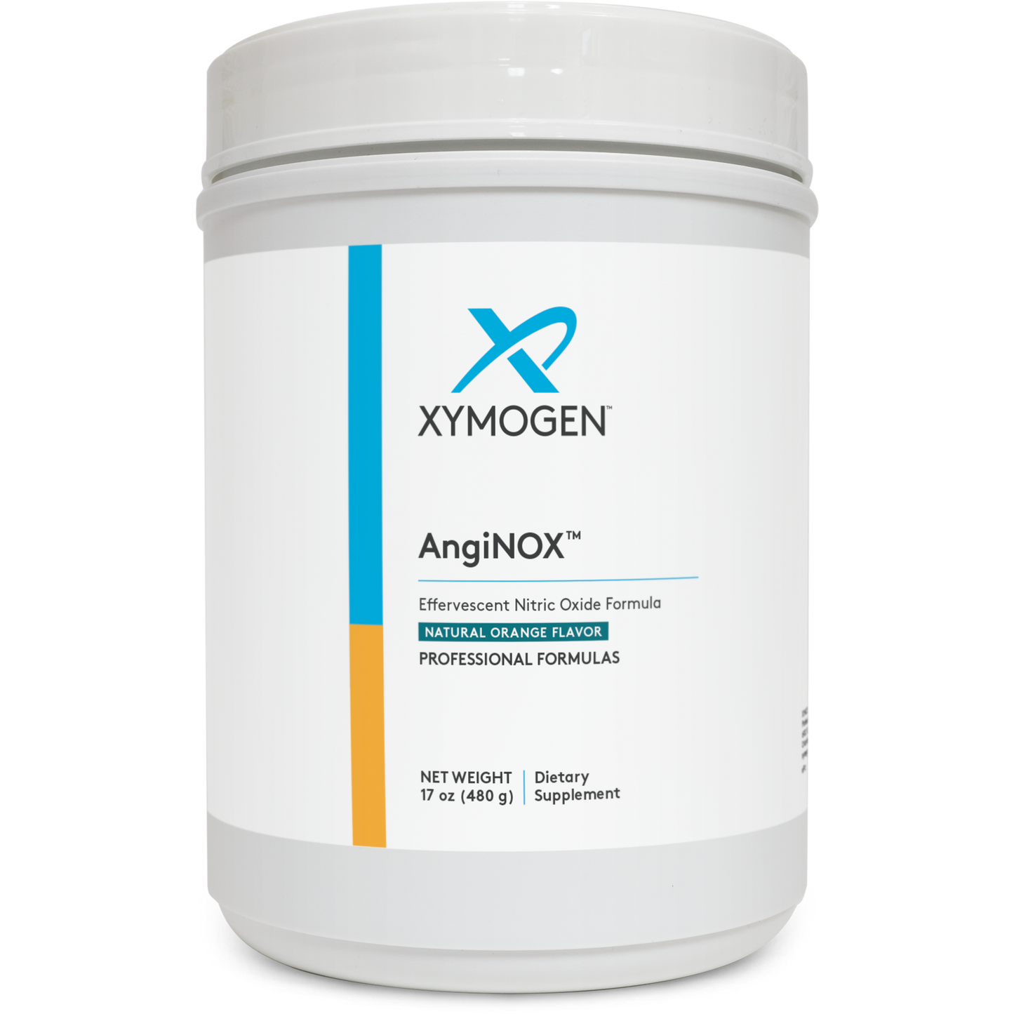 Xymogen, AngiNOX™, Natural Orange Flavor, 60 Servings UPC 871149001971 | HiLife Vitamins