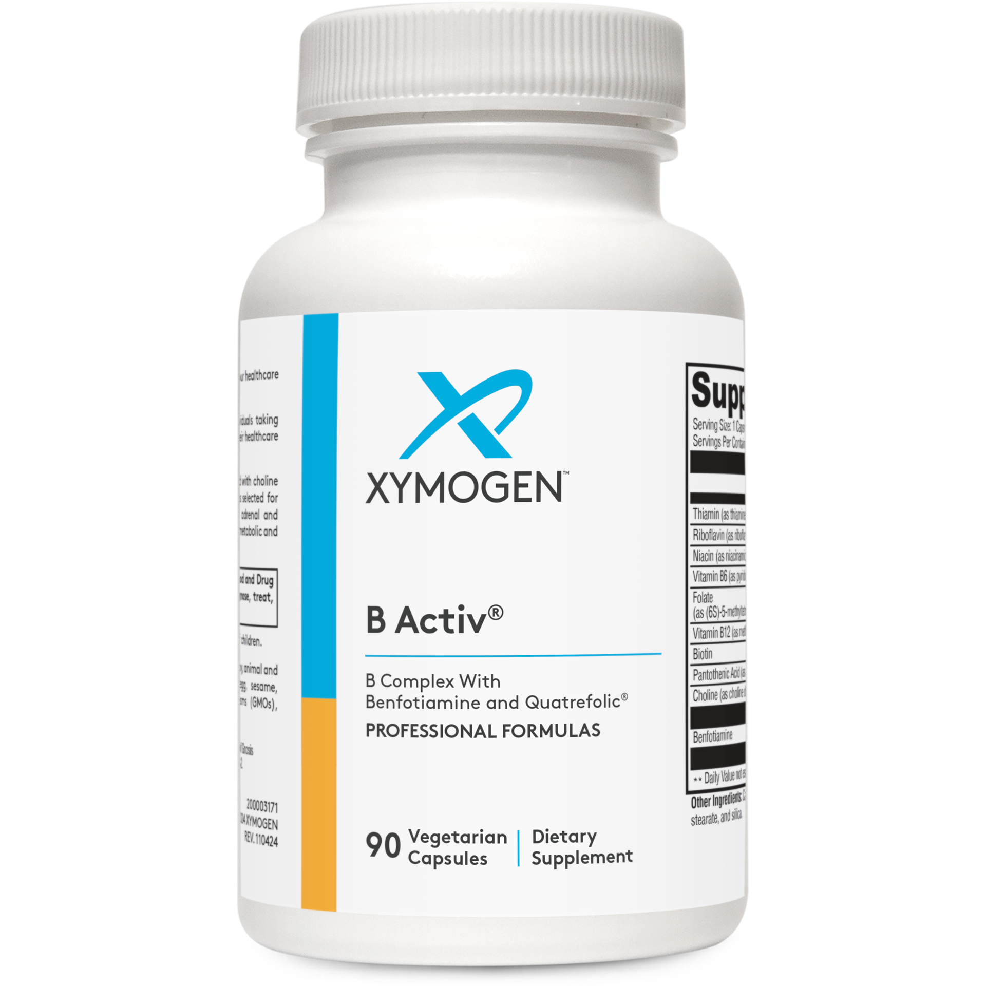 Xymogen, B Activ® 90 Capsules UPC 871149001780 | HiLife Vitamins