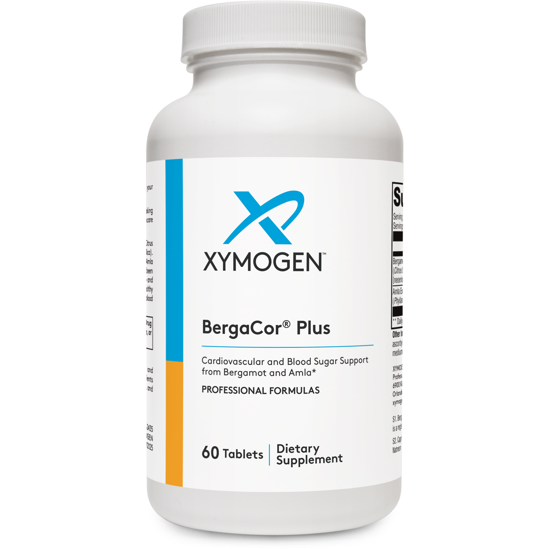 Xymogen, BergaCor® Plus, 60 Tablets UPC 871149007294 | HiLife Vitamins