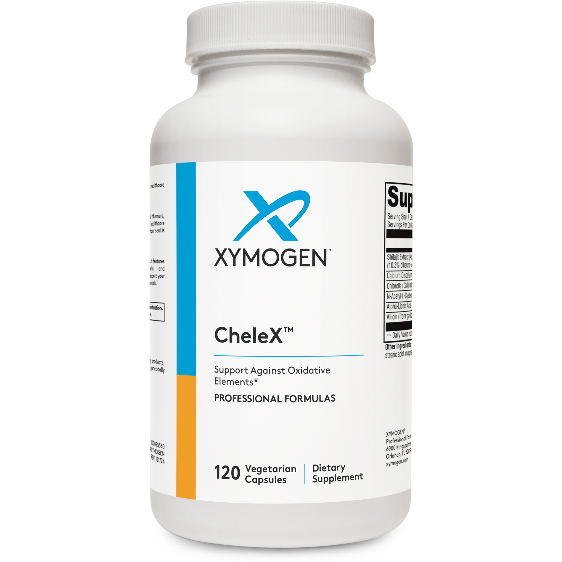 Xymogen, CheleX™ 120 Capsules UPC 871149000875 | HiLife Vitamins