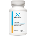 Xymogen, D3 5000 180 Softgels UPC 871149002411 | HiLife Vitamins