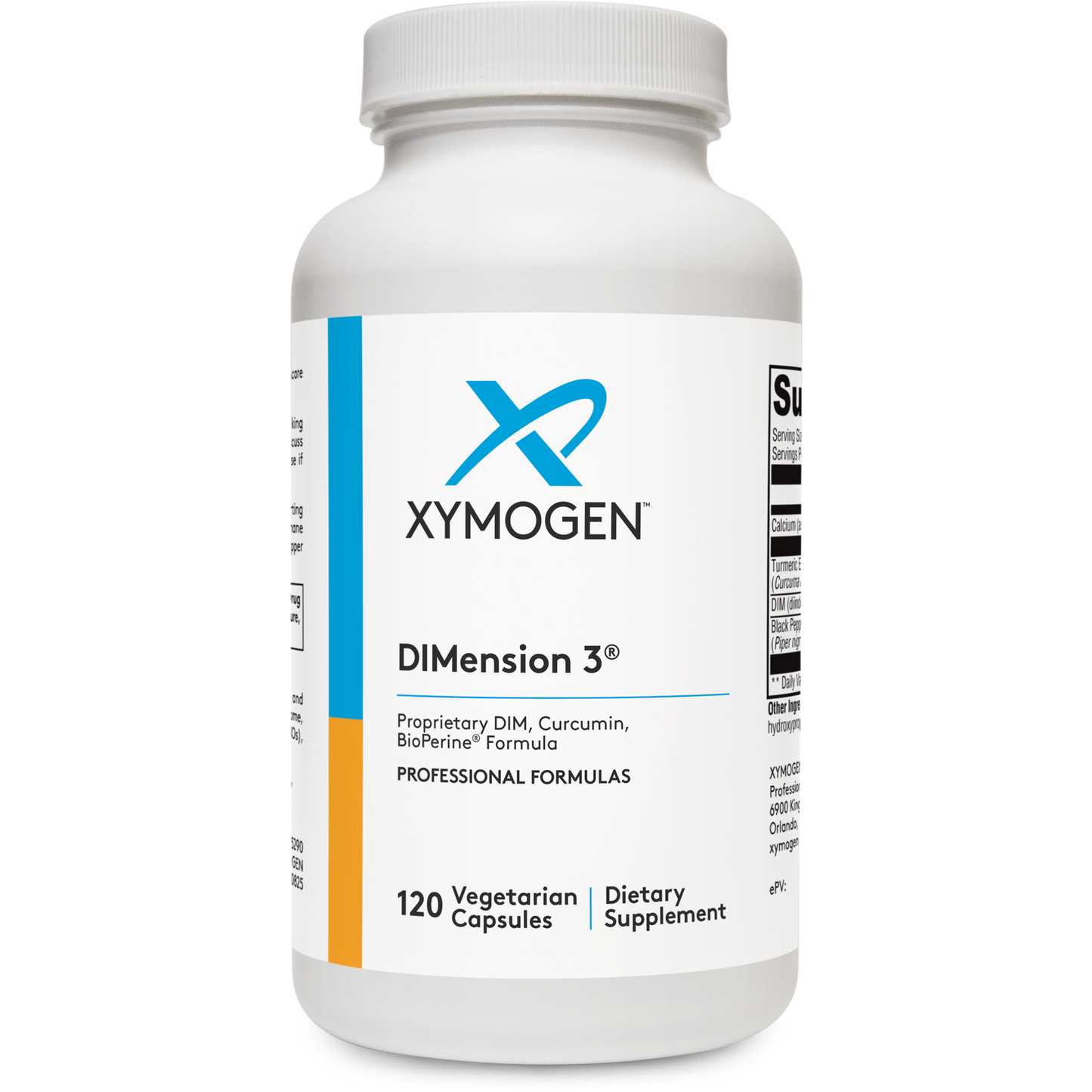 Xymogen, DIMension 3®, 120 Capsules UPC 871149001018 | HiLife Vitamins