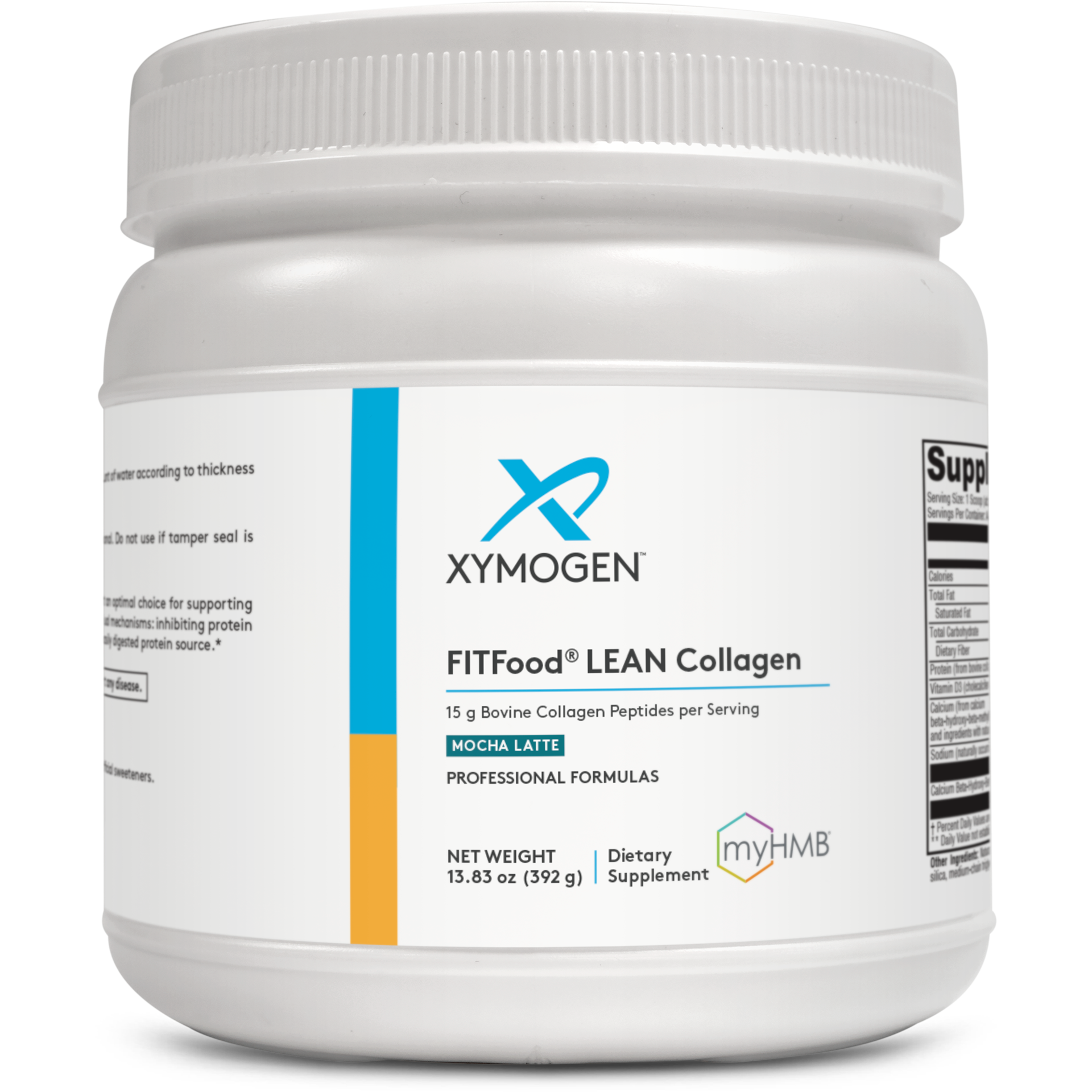 Xymogen, FIT Food® Lean Collagen Mocha Latte 14 Servings UPC 722537511551 | HiLife Vitamins