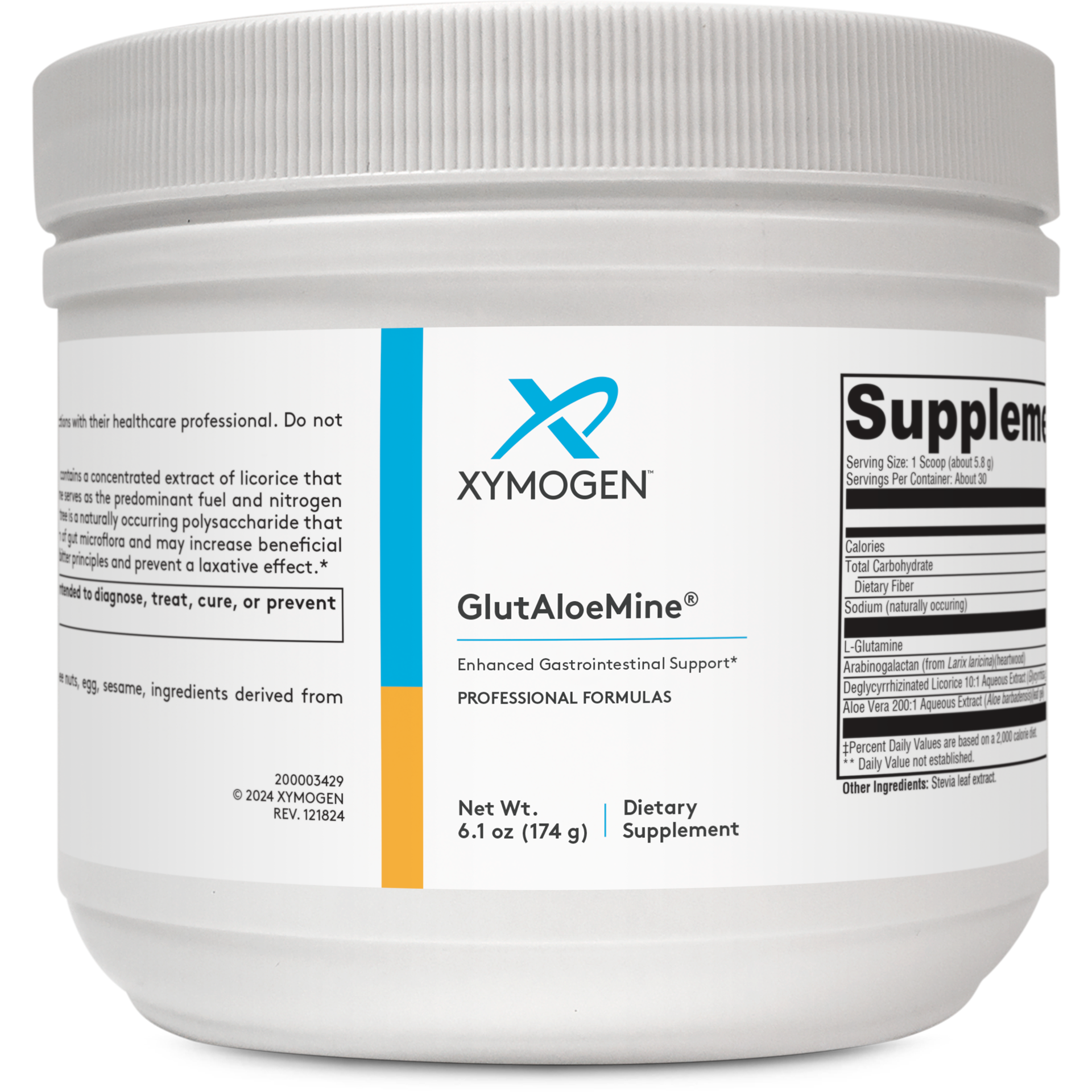 Xymogen, GlutAloeMine® 30 Servings UPC 871149001179 | HiLife Vitamins