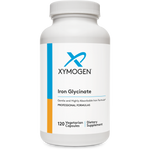 Xymogen, Iron Glycinate, 120 Capsules UPC 871149001223 | HiLife Vitamins