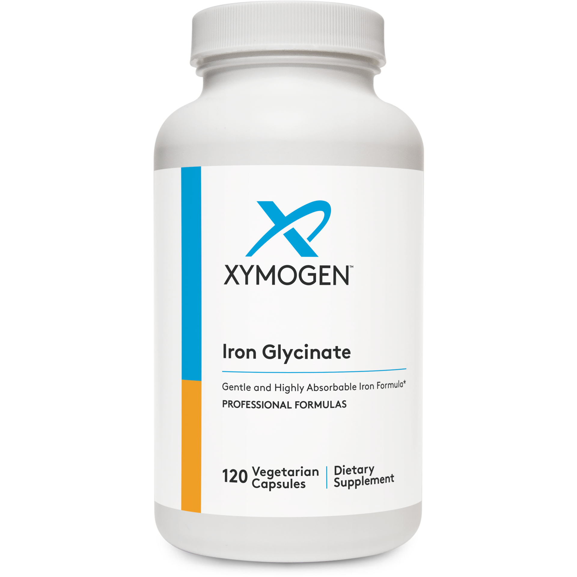 Xymogen, Iron Glycinate, 120 Capsules UPC 871149001223 | HiLife Vitamins