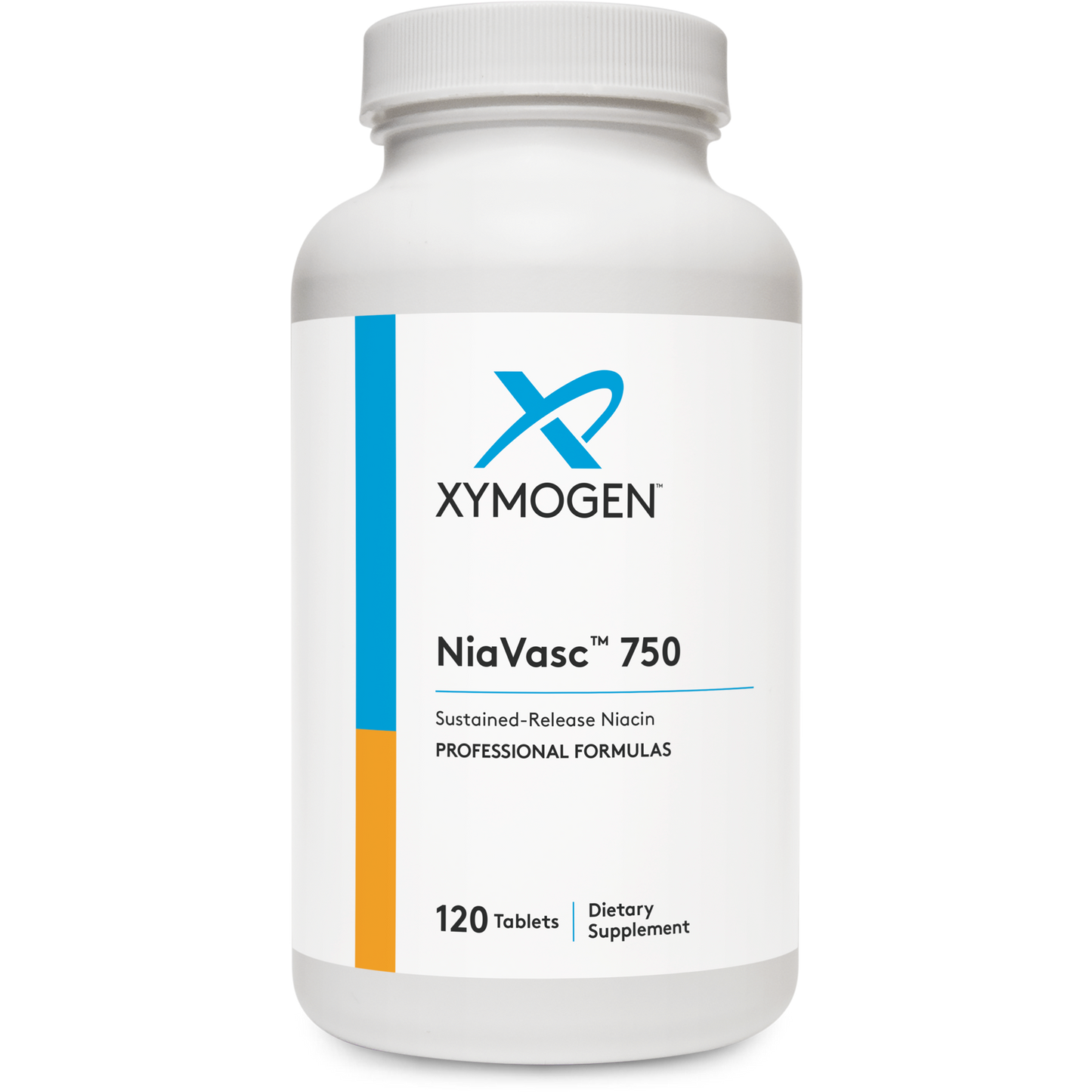 Xymogen, NiaVasc™ 750 120 Tablets UPC 871149002695 | HiLife Vitamins