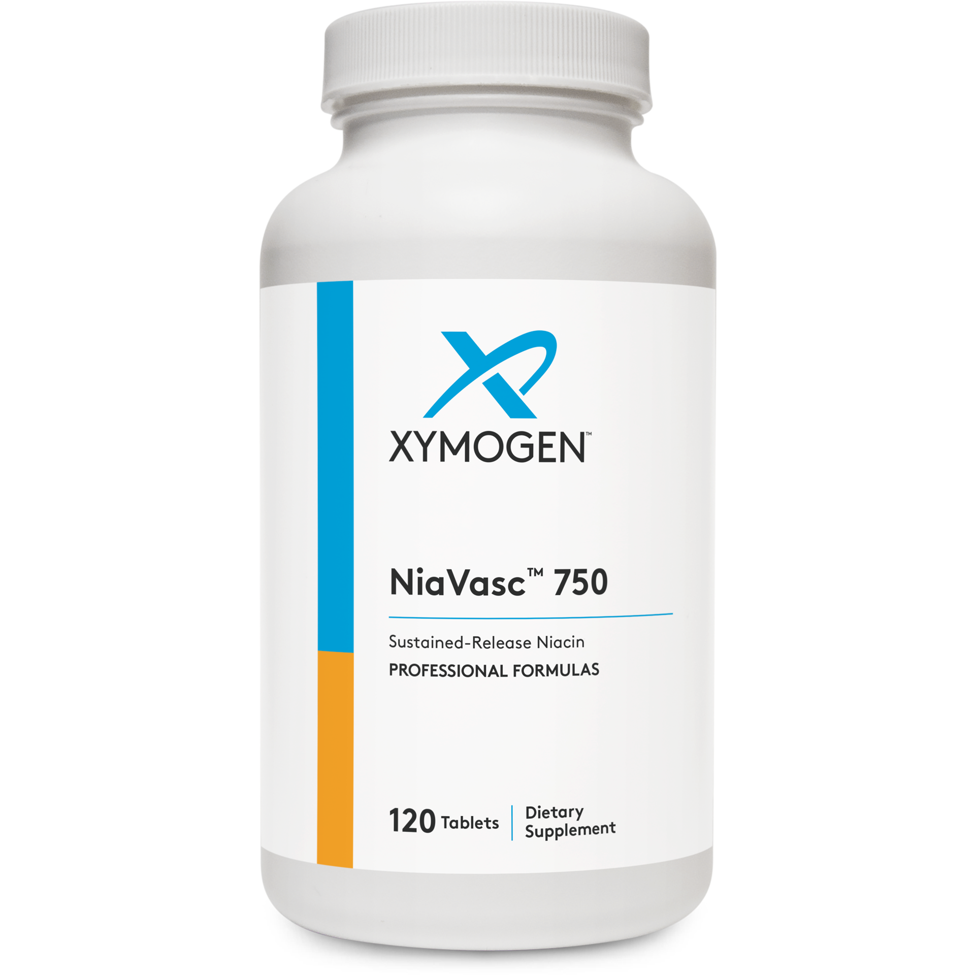 Xymogen, NiaVasc™ 750 120 Tablets UPC 871149002695 | HiLife Vitamins