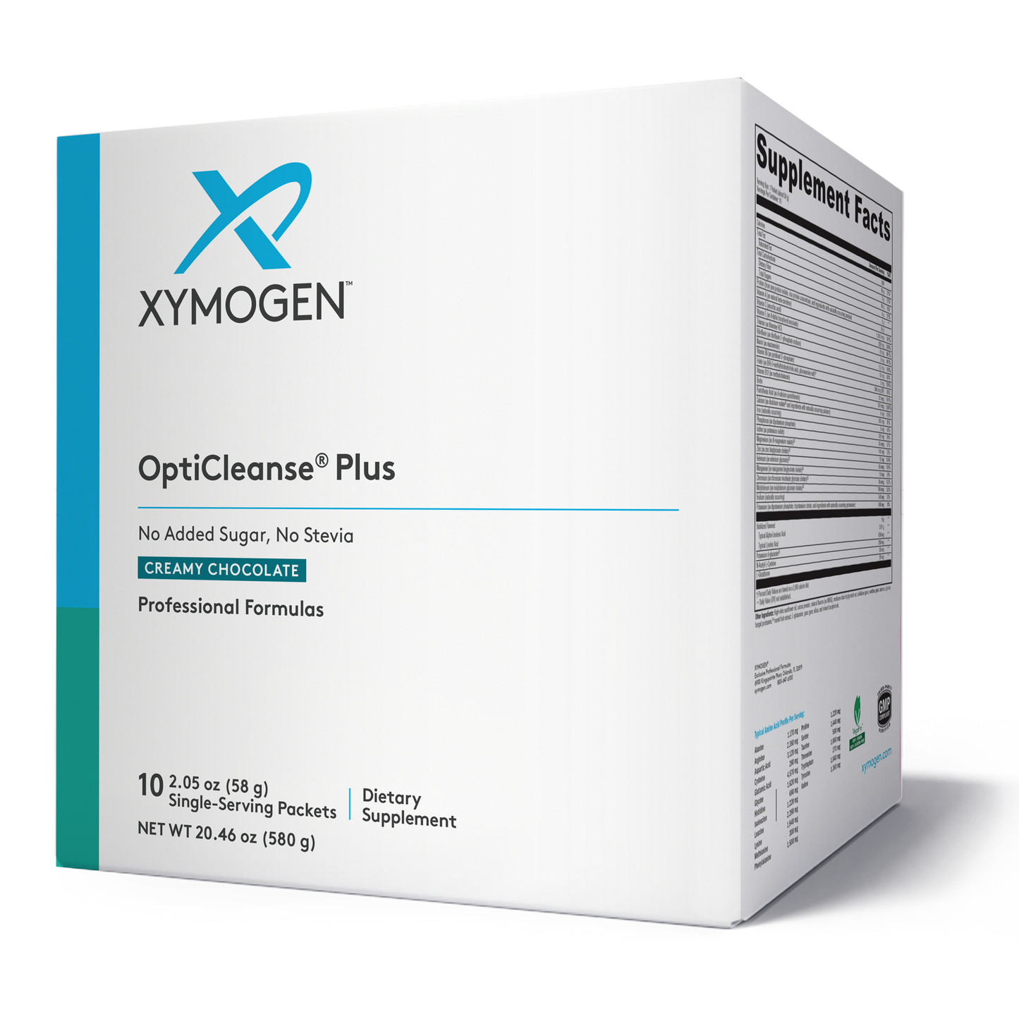 OptiCleanse® Plus Creamy Chocolate No Added Sugar, No Stevia 10 Servings