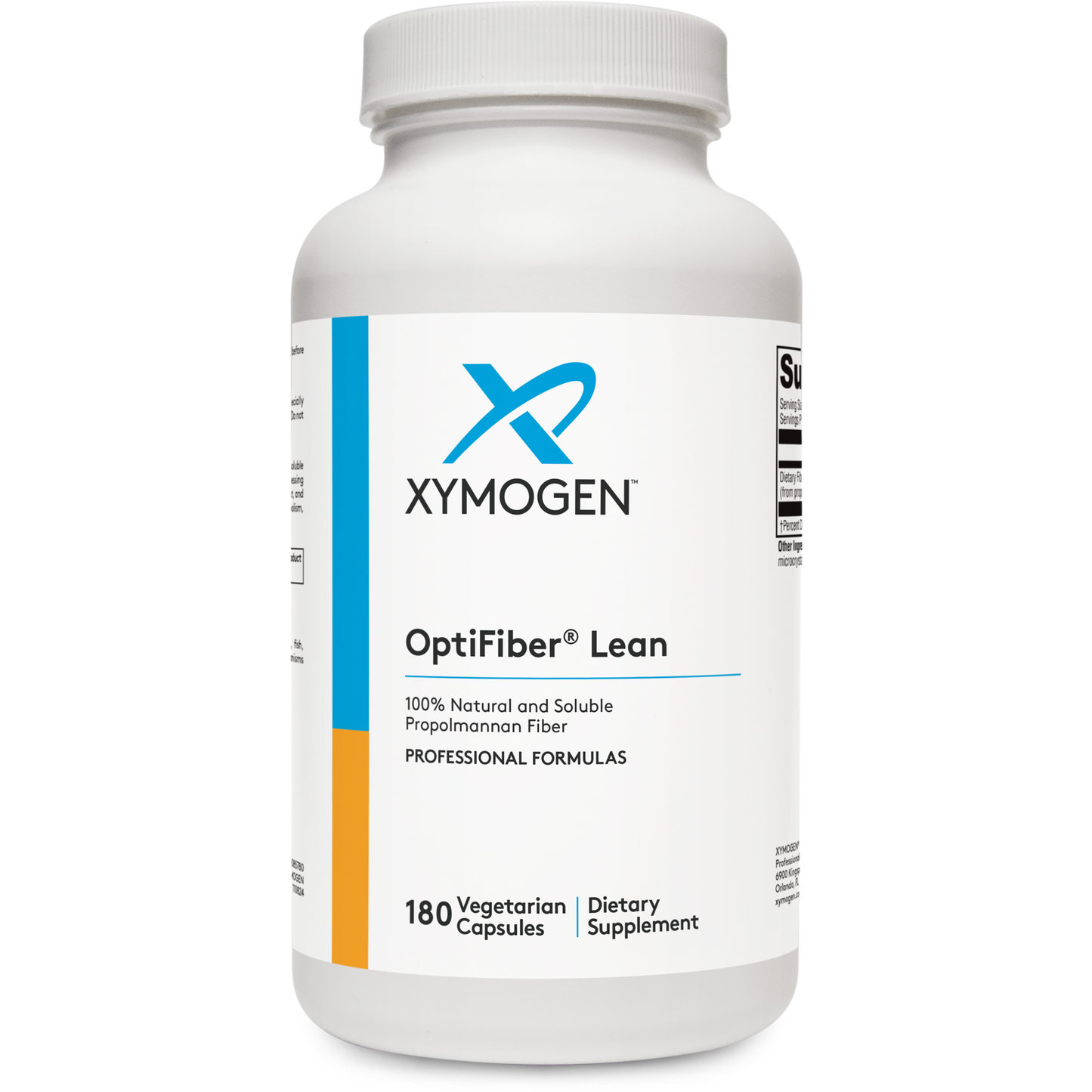 Xymogen, OptiFiber® Lean 180 Capsules UPC 871149004101 | HiLife Vitamins