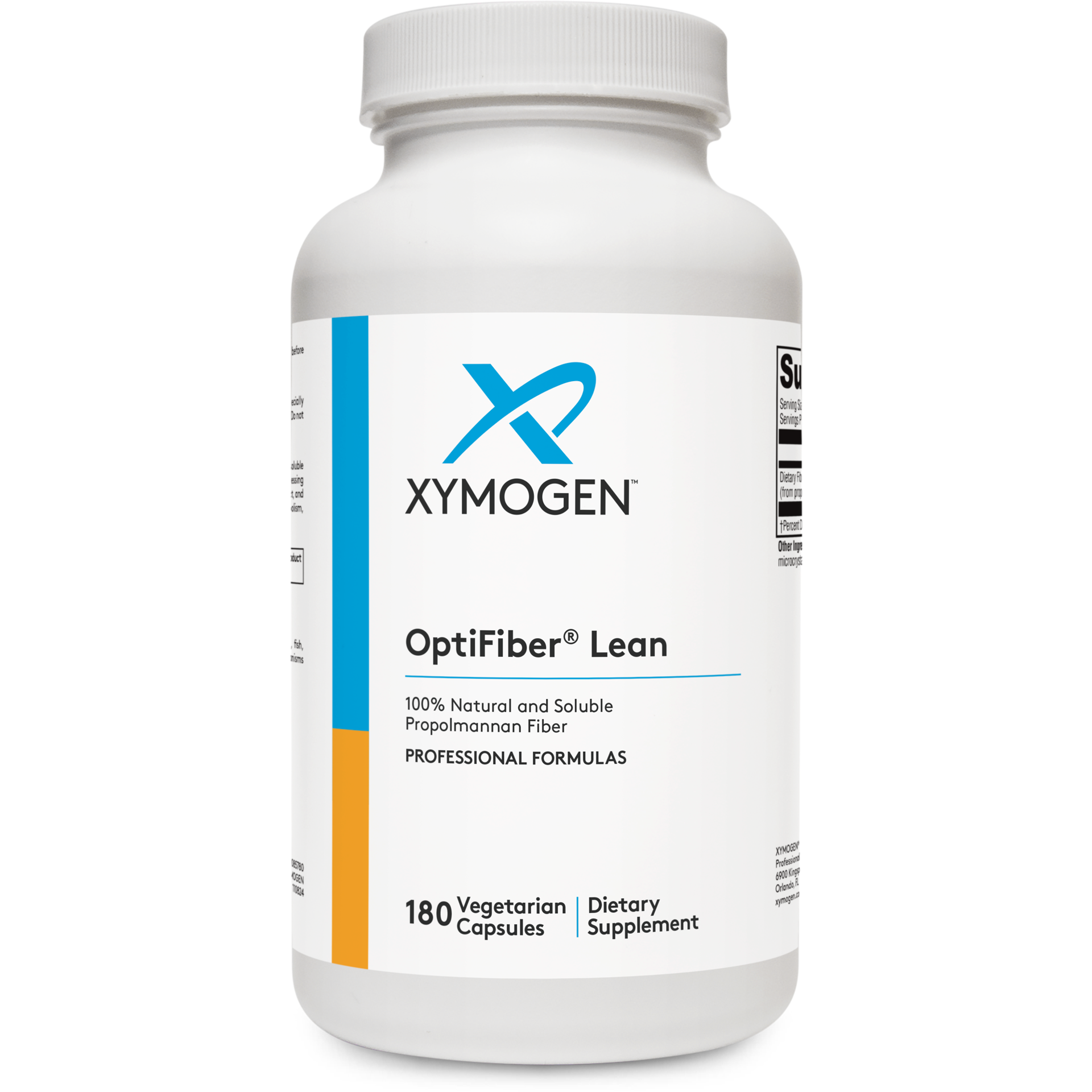 Xymogen, OptiFiber® Lean 180 Capsules UPC 871149004101 | HiLife Vitamins