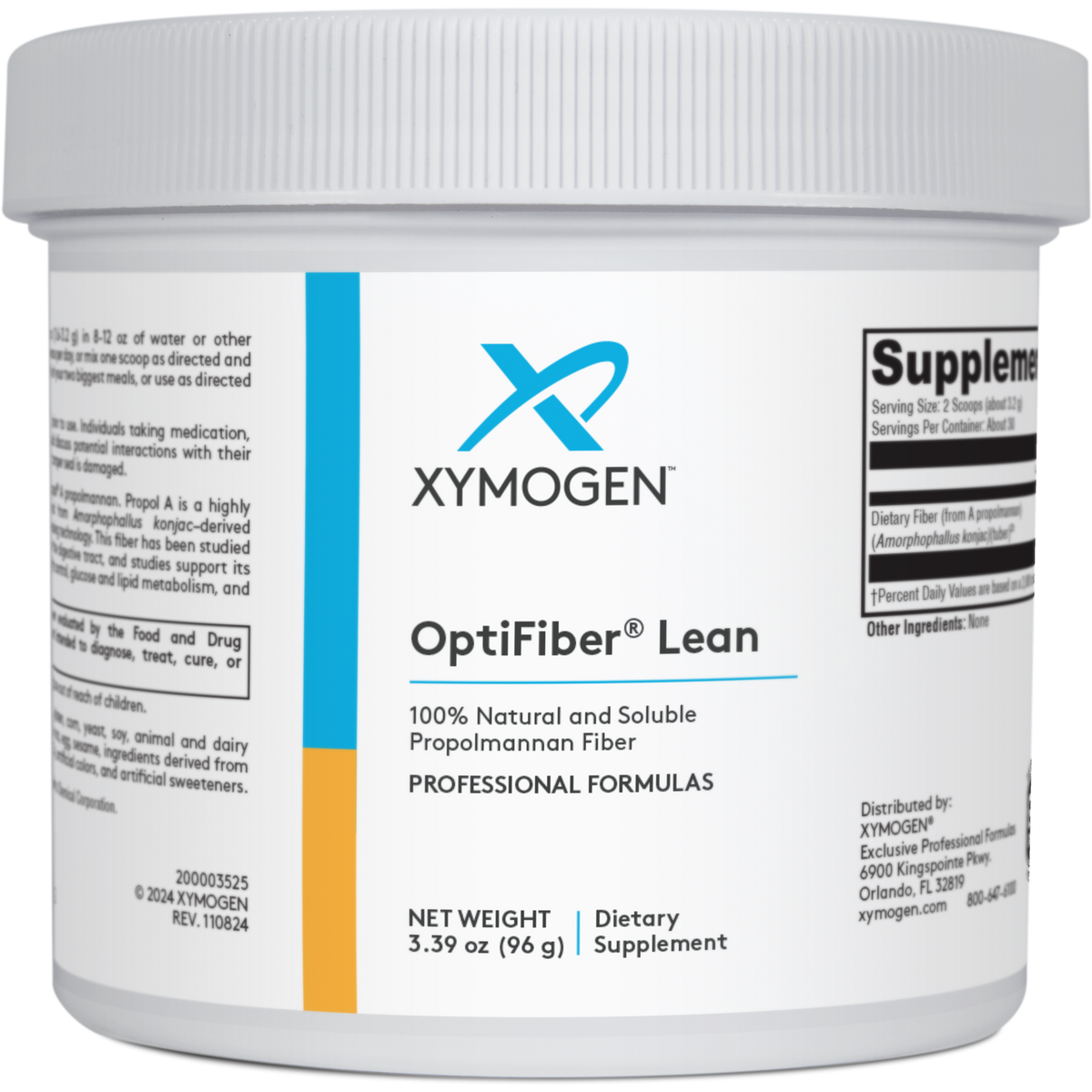 Optibiber Xymogen, OptiFiber® Lean 30 Servings