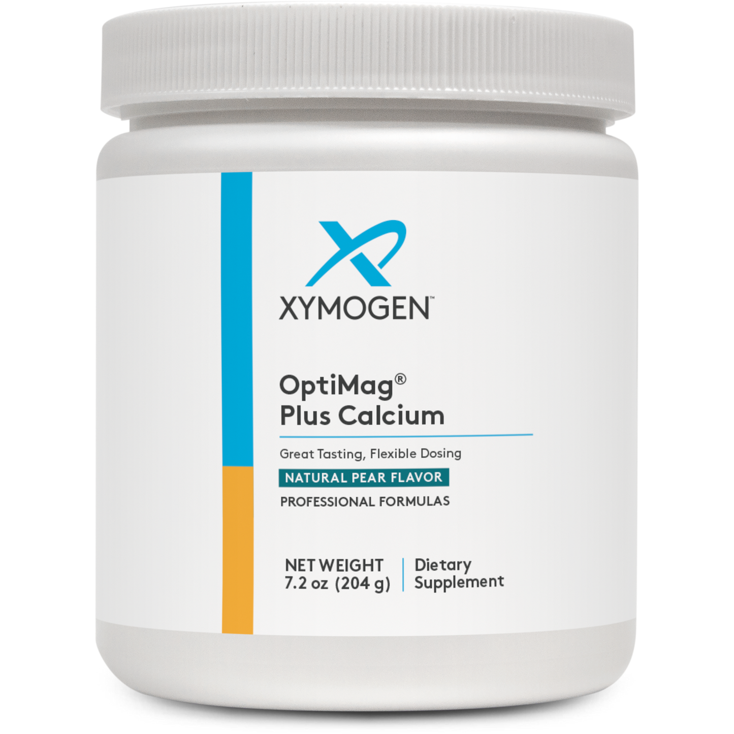 Xymogen, OptiMag® Plus Calcium Pear 30 Servings UPC 871149004491 | HiLife Vitamins