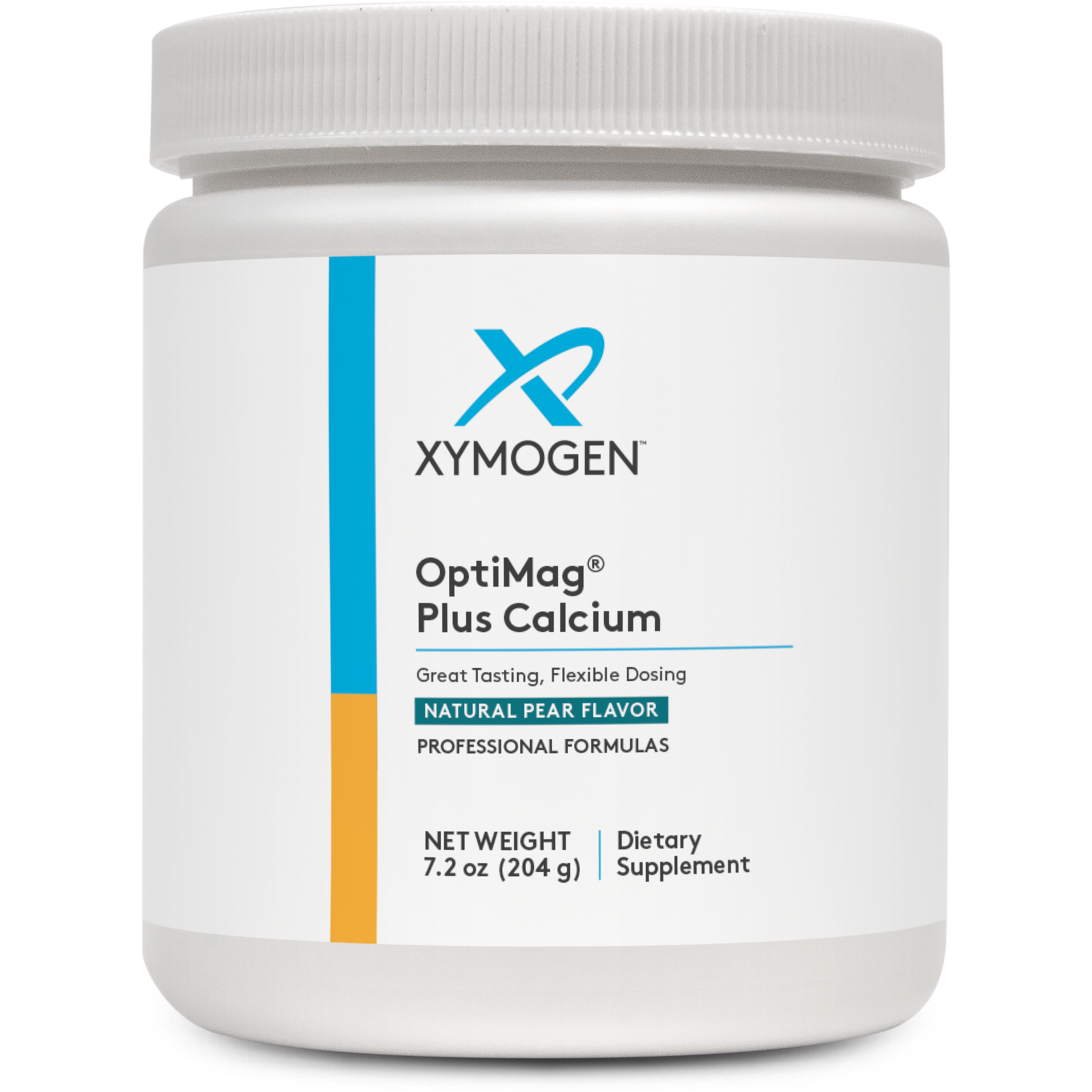 Xymogen, OptiMag® Plus Calcium Pear 30 Servings UPC 871149004491 | HiLife Vitamins