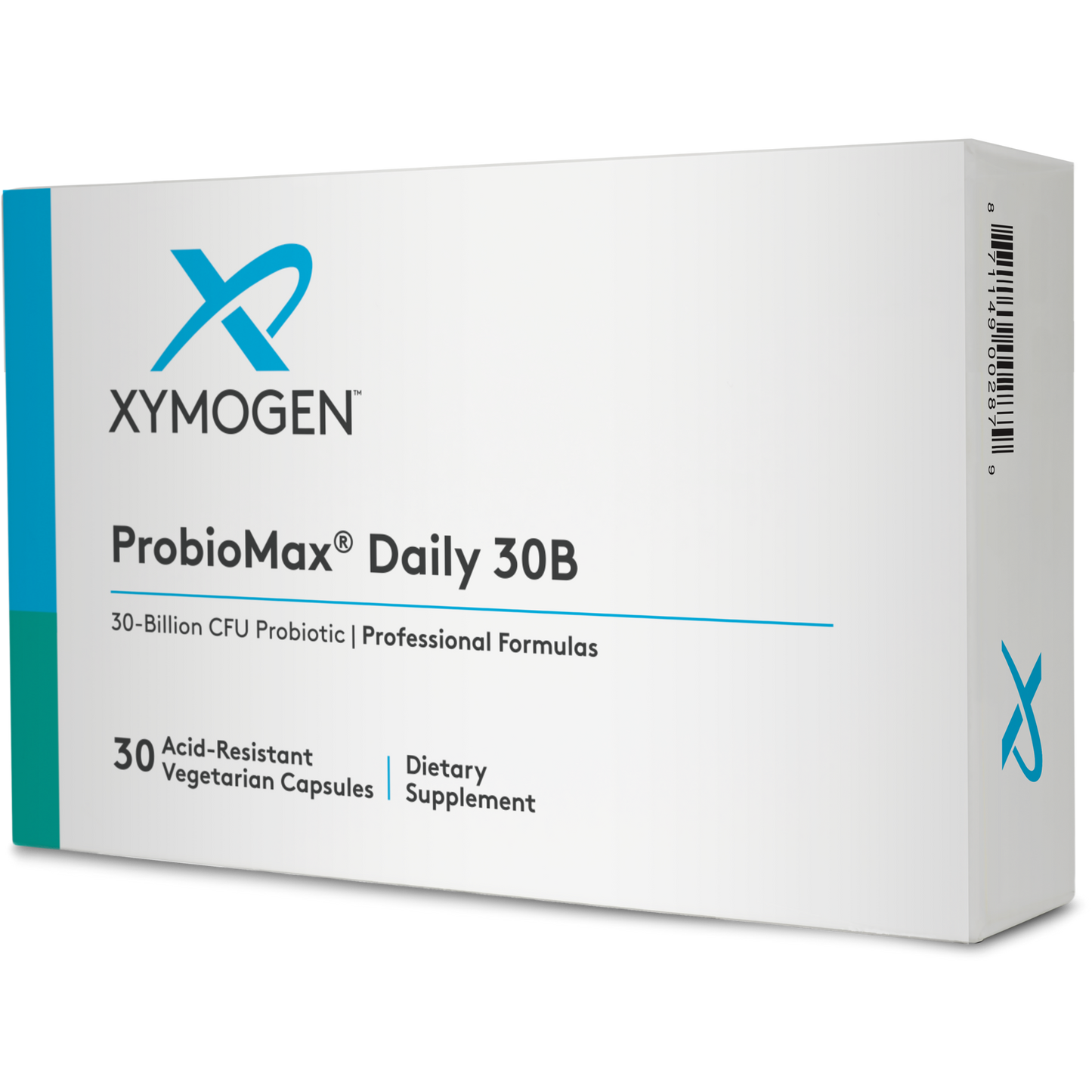Xymogen, ProbioMax® Daily 30B 30 Capsules UPC 871149002879 | HiLife Vitamins